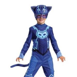 Disguise Pj Mask Cat Boy toddle costume. NWT 3-4T glow in dark chest